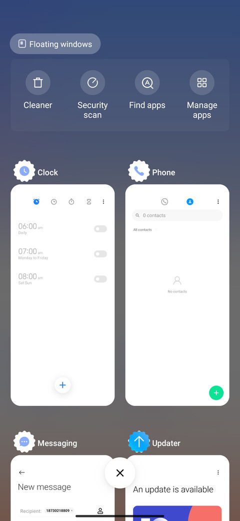 Pastel minimal screenshot