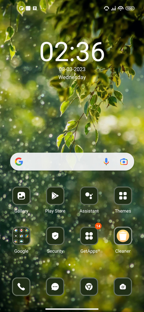 Rain screenshot