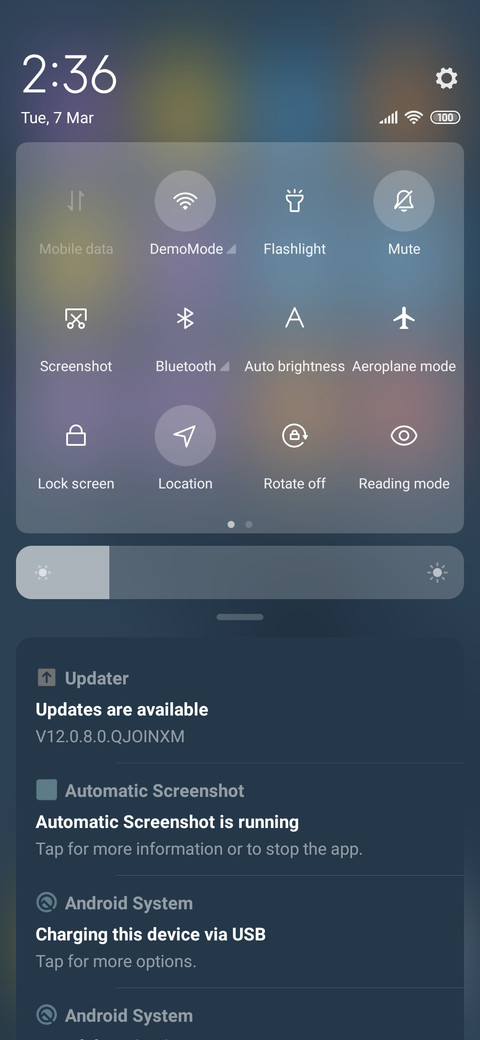 Geometric screenshot