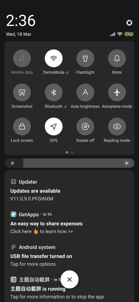 Pensiero screenshot
