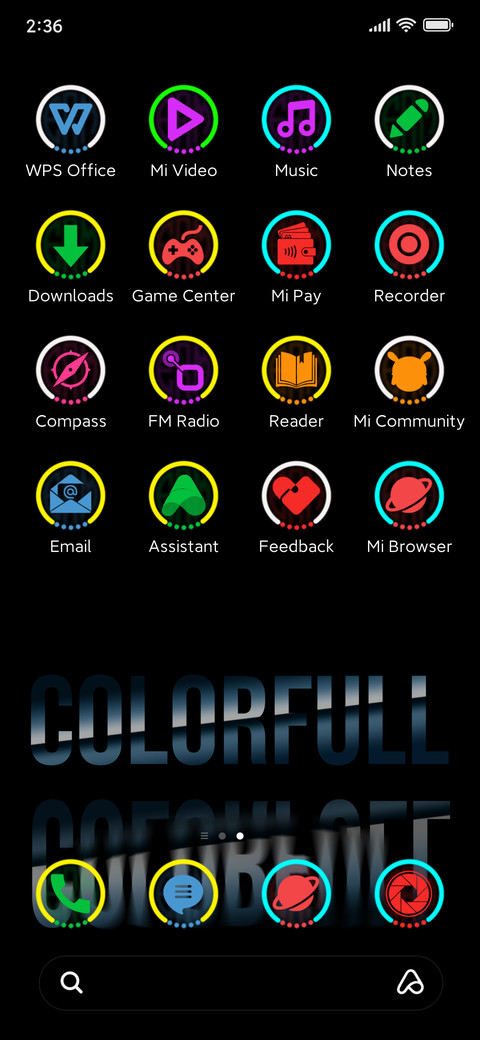 ColorfullClock screenshot
