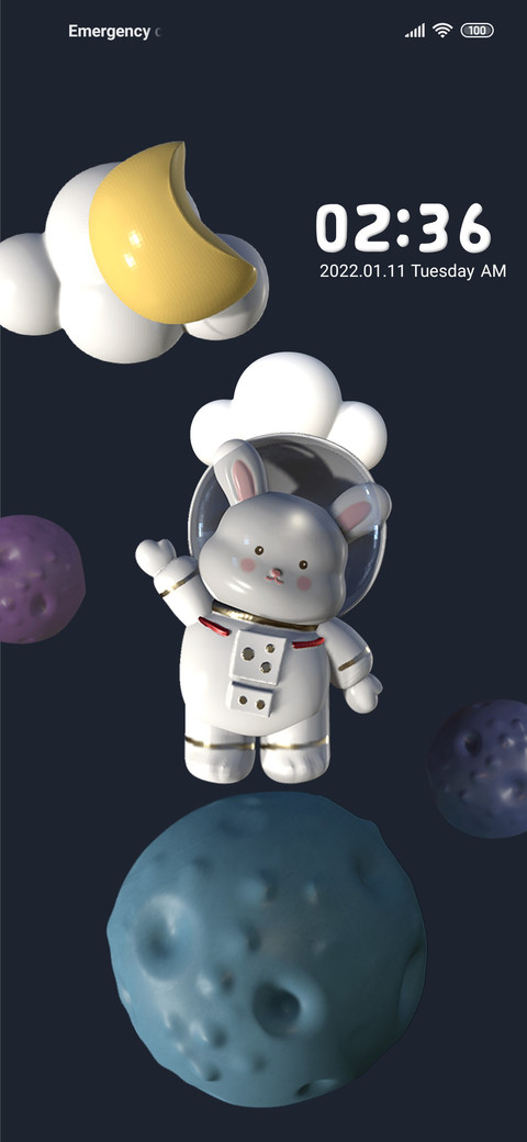 3D  Space Rabbit screenshot