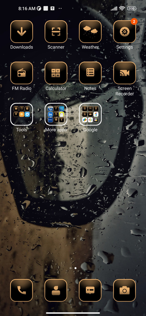 Dark Forsted Glass screenshot