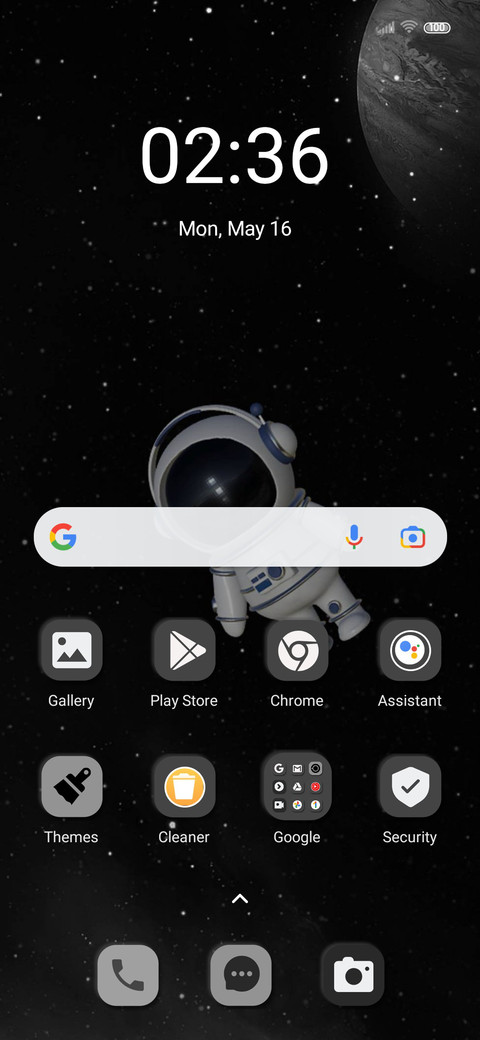 3D astronaut screenshot