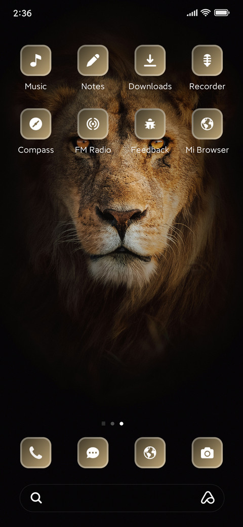 Lion Face screenshot