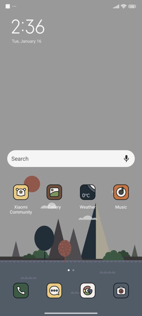 Geometric Scenery screenshot