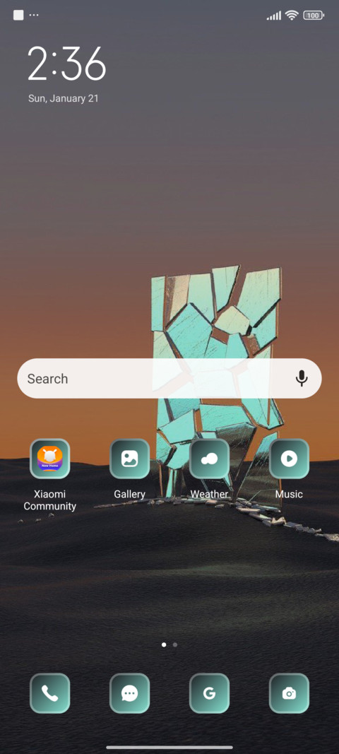 Mirror screenshot