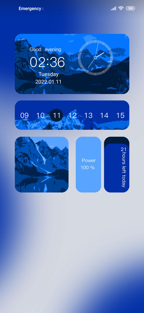 Klein Blue Peak screenshot