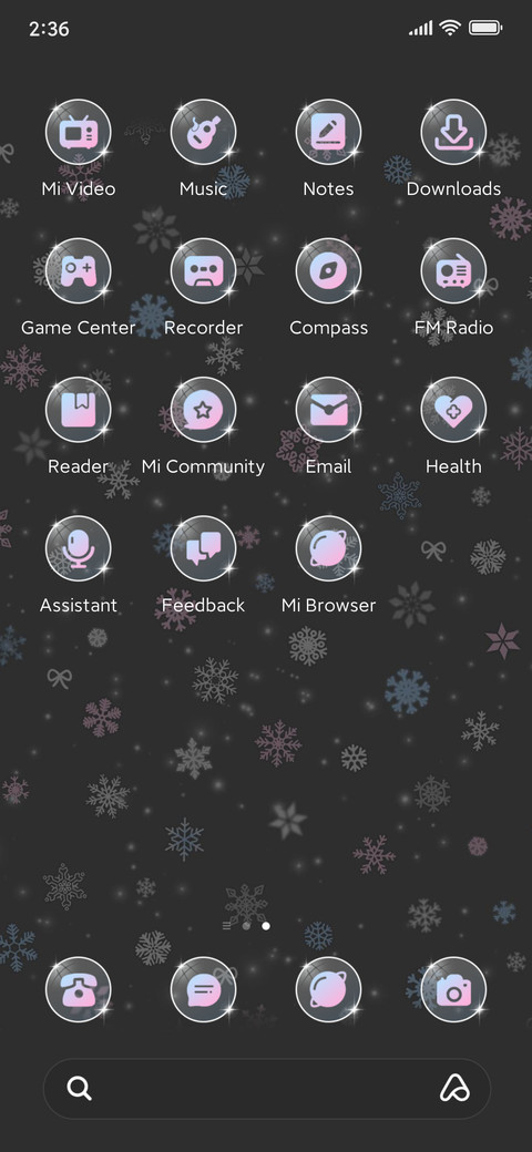 Pink Snowflake screenshot