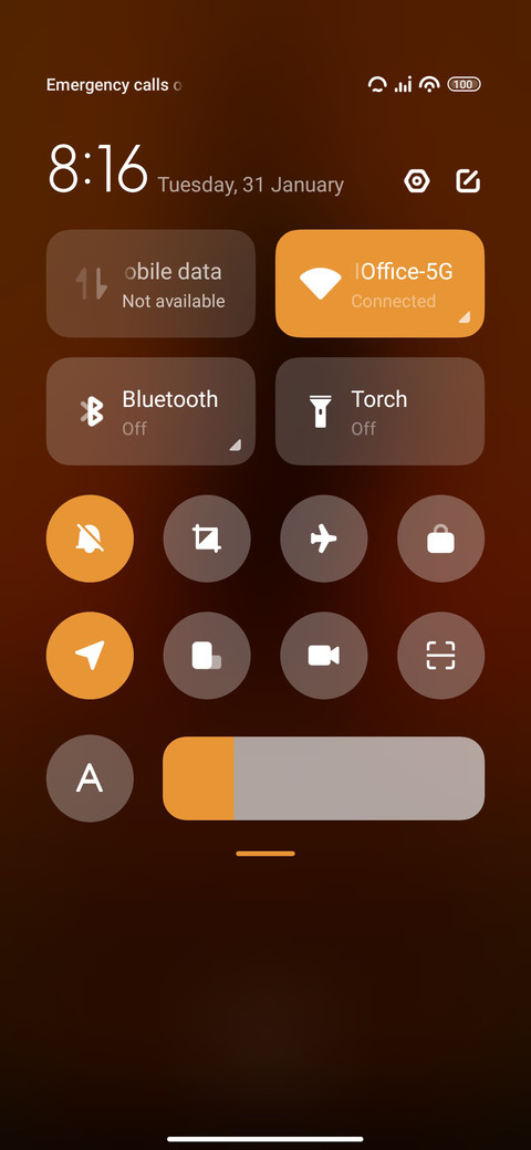 Activity screenshot
