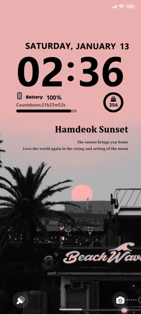 Sunset coconut  screenshot