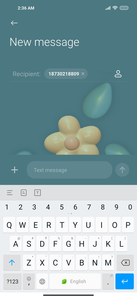 3D lovely flowers screenshot