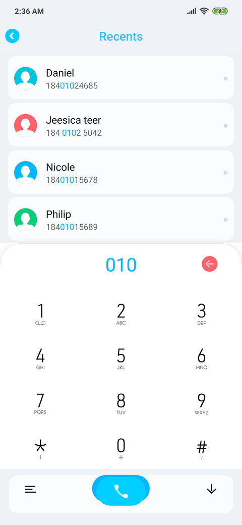 Huawei P30 dual dark screenshot