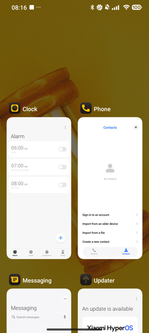 Yellow Hourglass screenshot