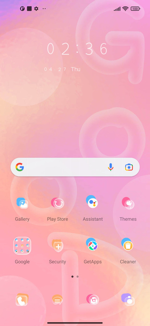 Letter bubble screenshot