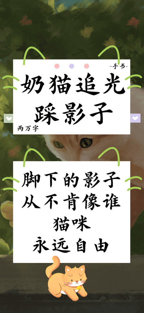 奶猫追光踩影子 screenshot