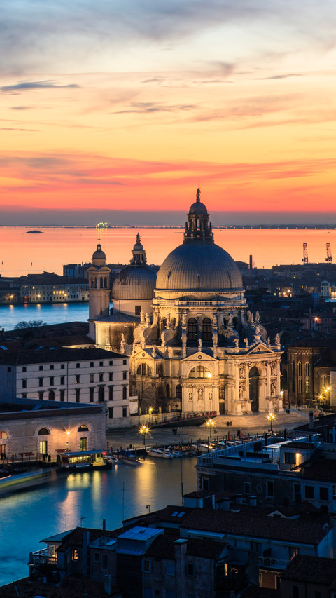 Italy venice santa maria della salute church from screenshot