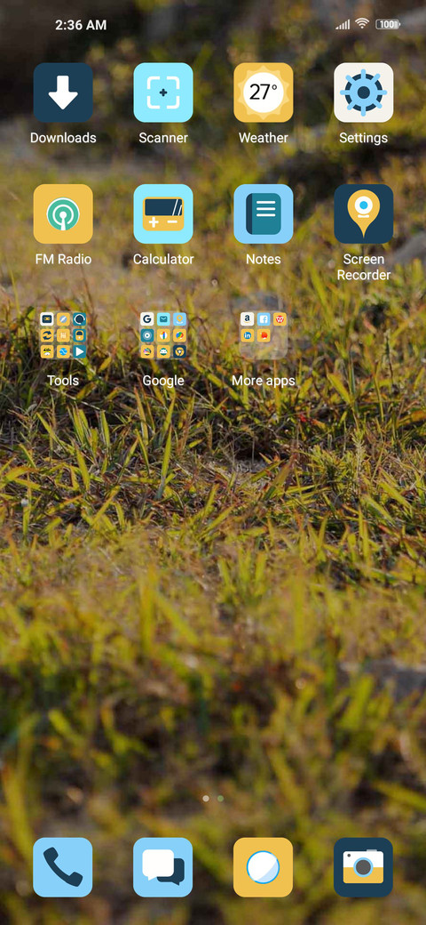 Sunny grass screenshot