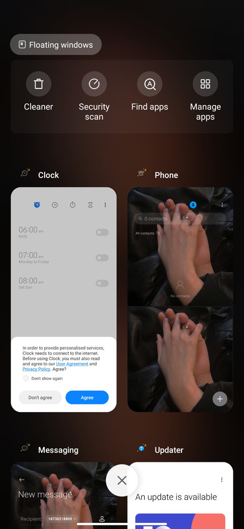 Hold your hand screenshot