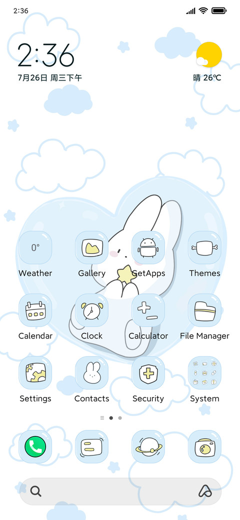 Rabbit BubbleCloud screenshot