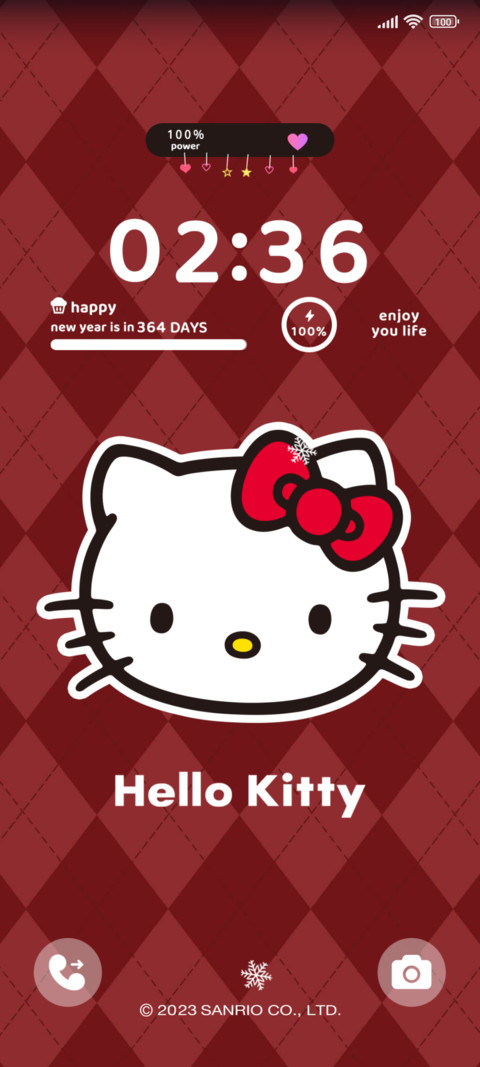 Kitty plaid cutie screenshot