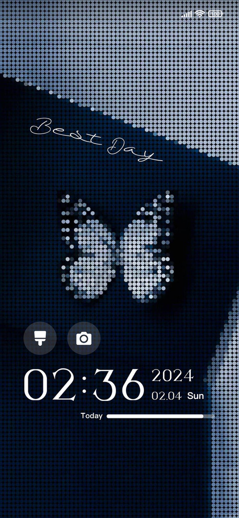 Pixel butterfly screenshot