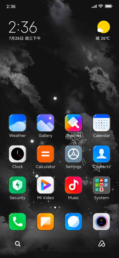 Roses+billow+night screenshot