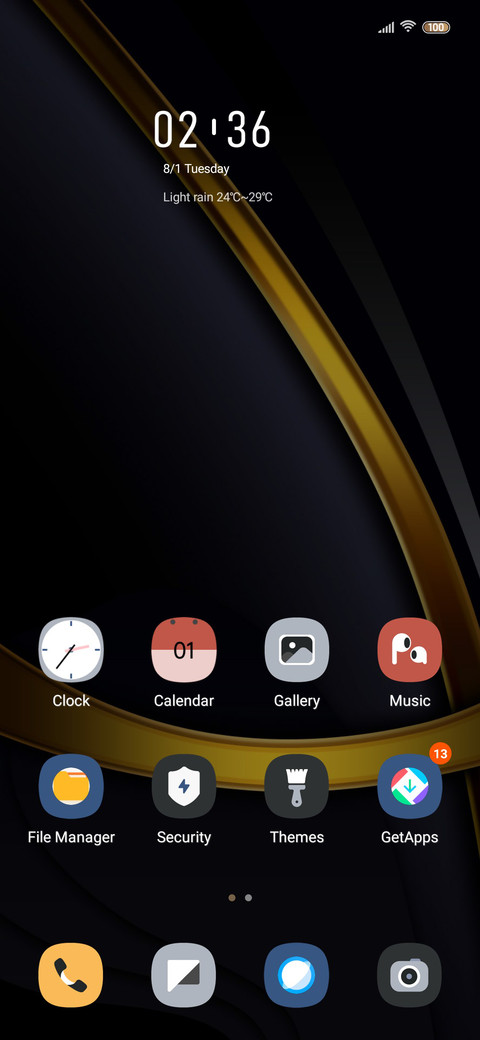 Minimalist black  screenshot