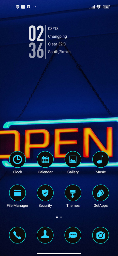 Neon sign screenshot