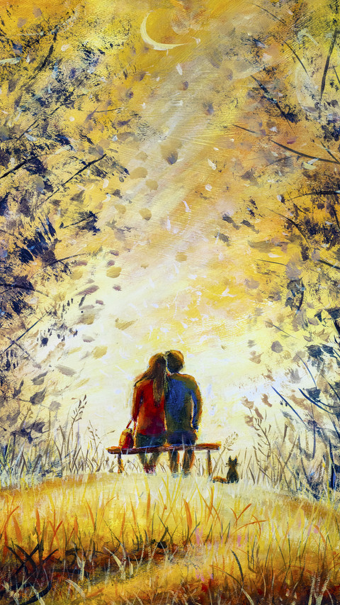 Loving Couple in Forest screenshot