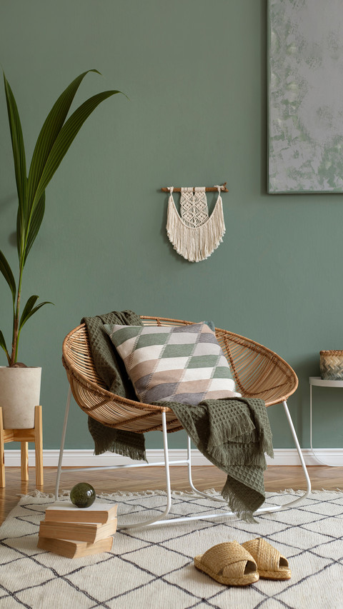 Stylish Composition of Creative and Cozy Living Room screenshot