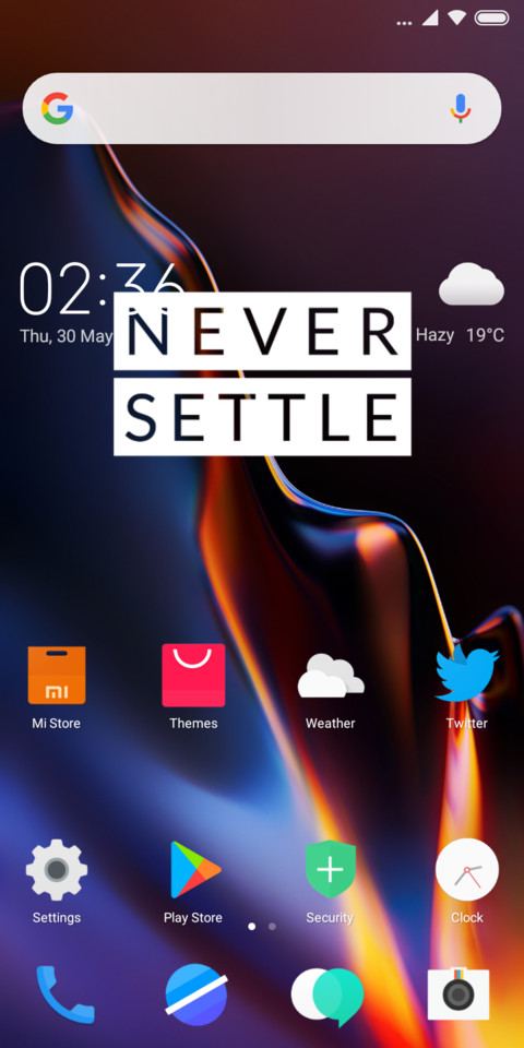 ONEPLUS 6T Dark_DWM19 screenshot