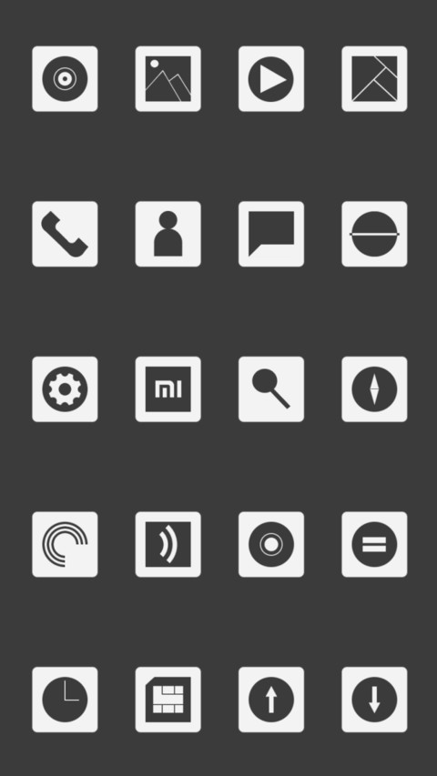 BW SIMPLE Icons screenshot