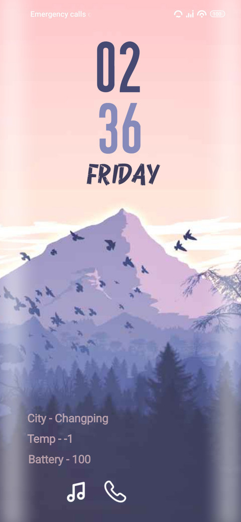 Mountains screenshot