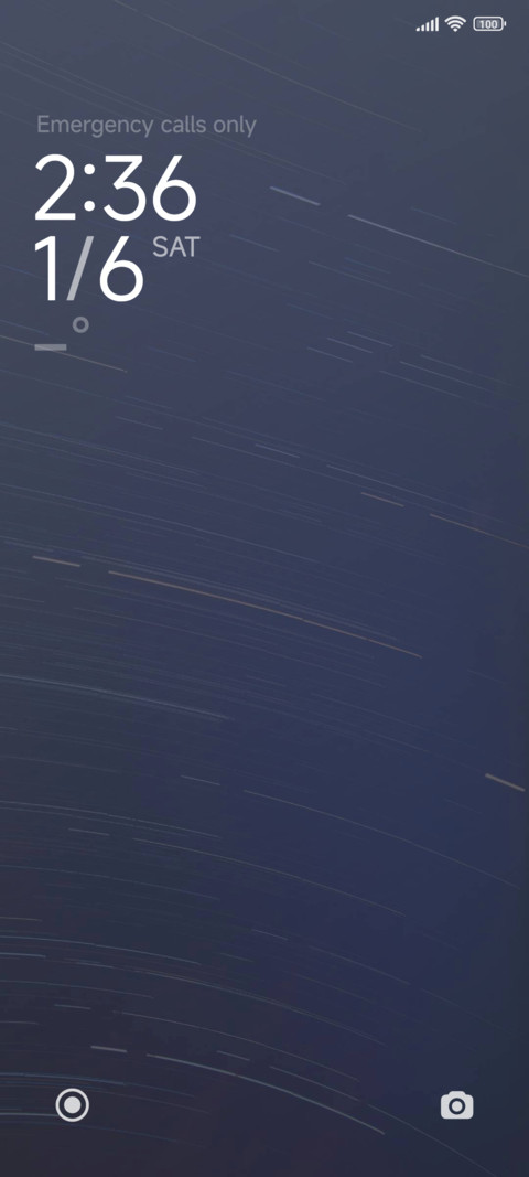 Night stars screenshot