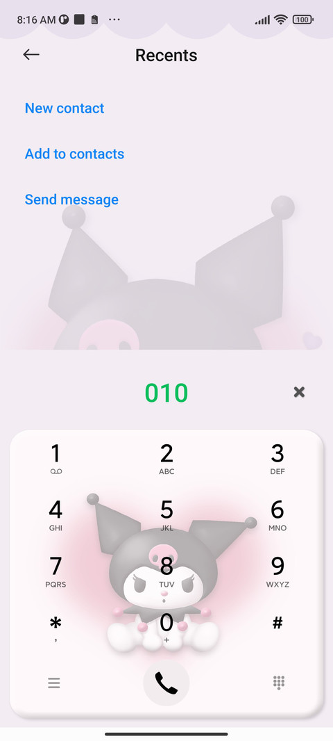 Kuromi 3D cute screenshot