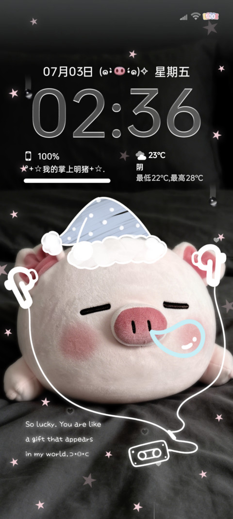 ins氛围感软软小猪 screenshot