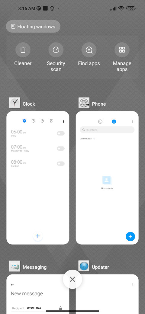 Neumorphism screenshot