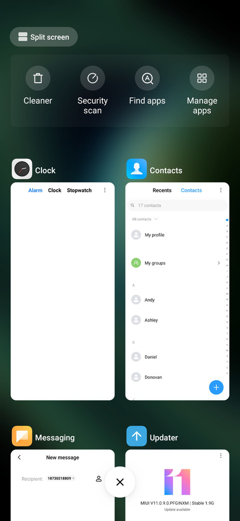 SaturnUI V11 screenshot