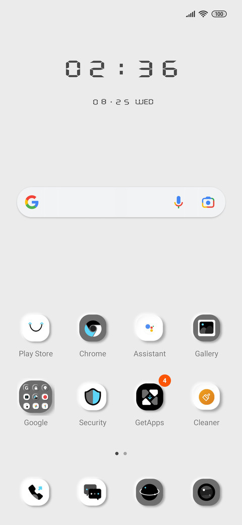 Monochrome screenshot