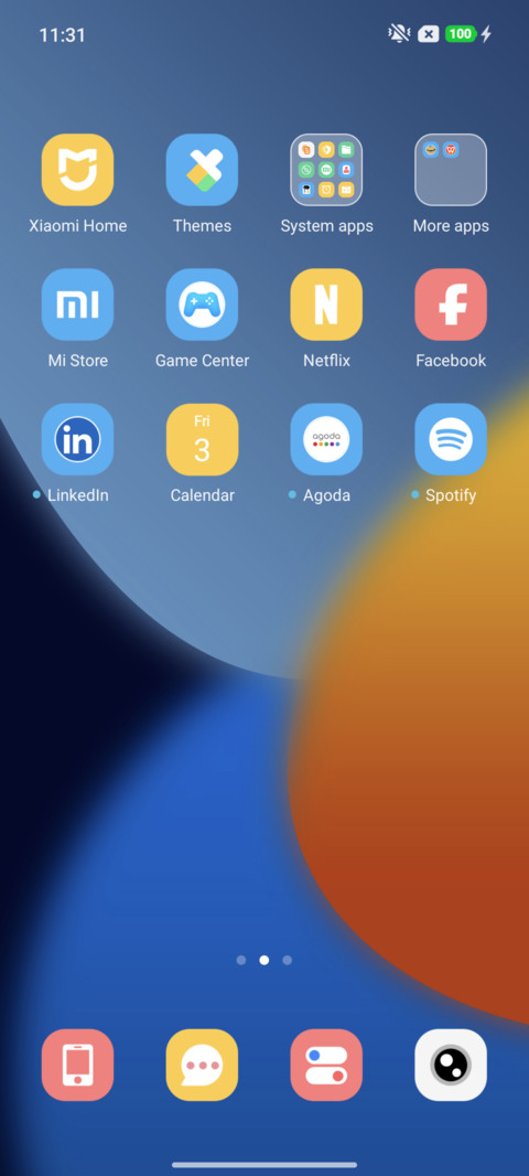 Blue Orange Mist screenshot