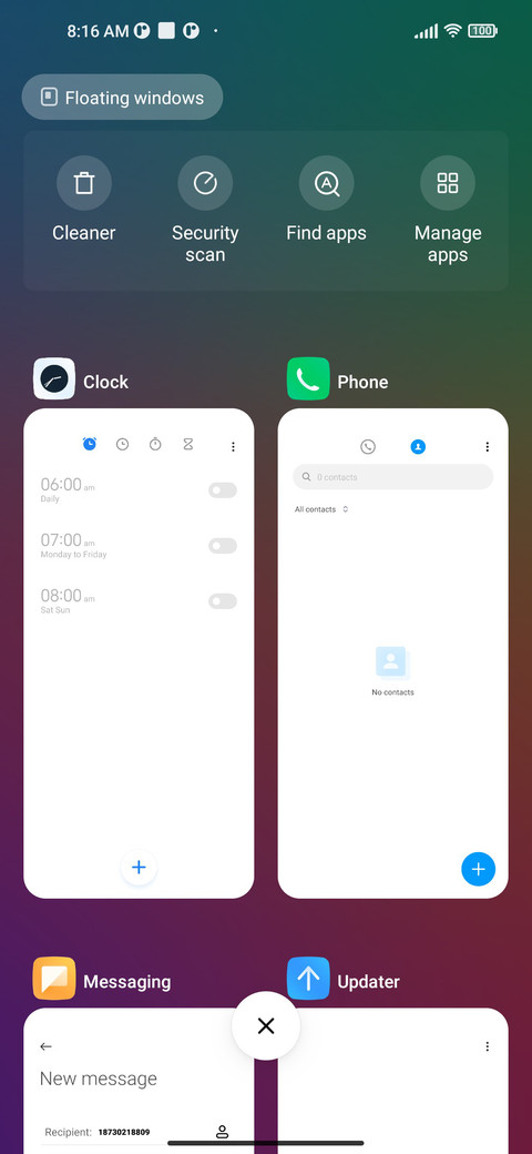 Glassubh M14 screenshot
