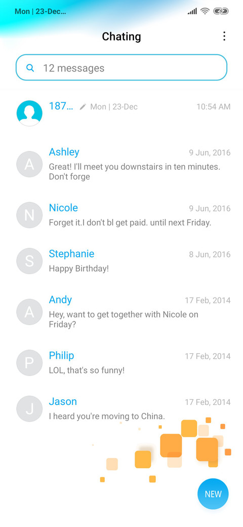 Blue Simpe L v10 screenshot