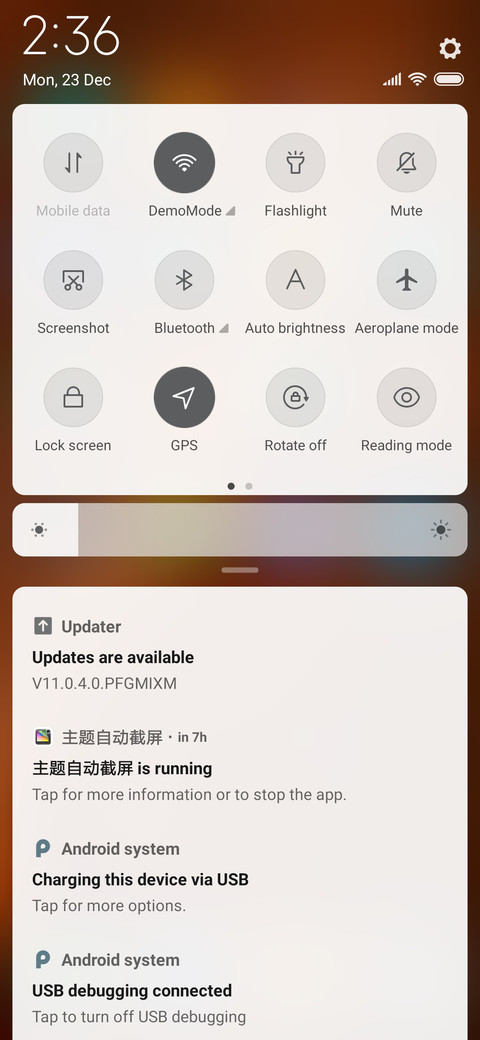 MIUI X screenshot