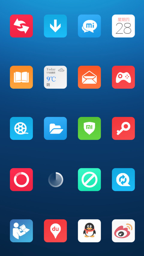 Fantasy blue screenshot