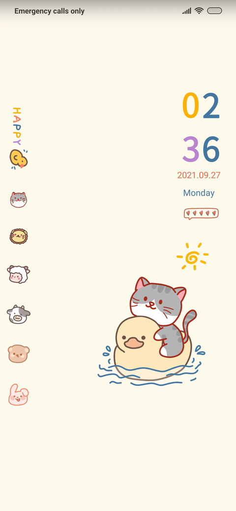 Swimming duck screenshot