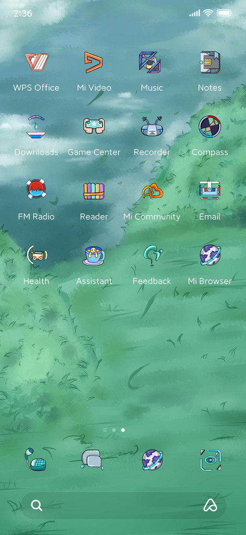 Misty rain screenshot