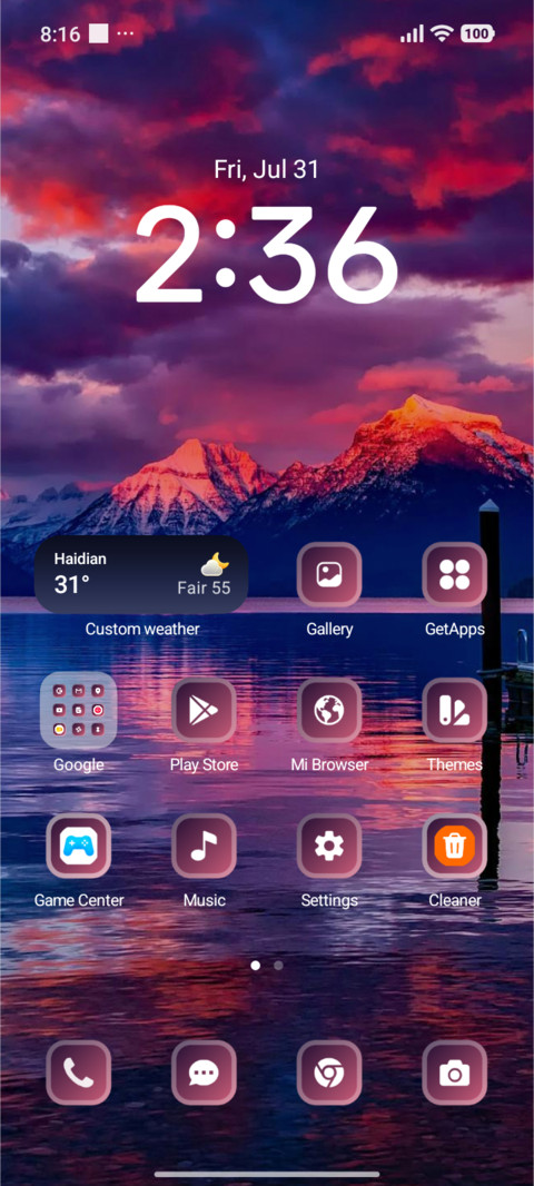 Colourful Sky screenshot