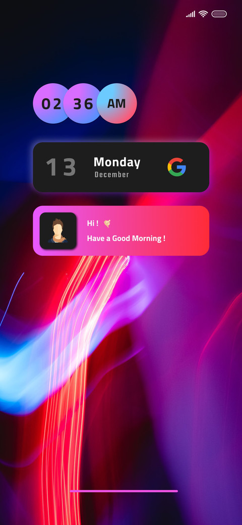 Neon abstract screenshot