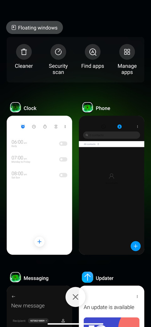 Green Bubbles screenshot